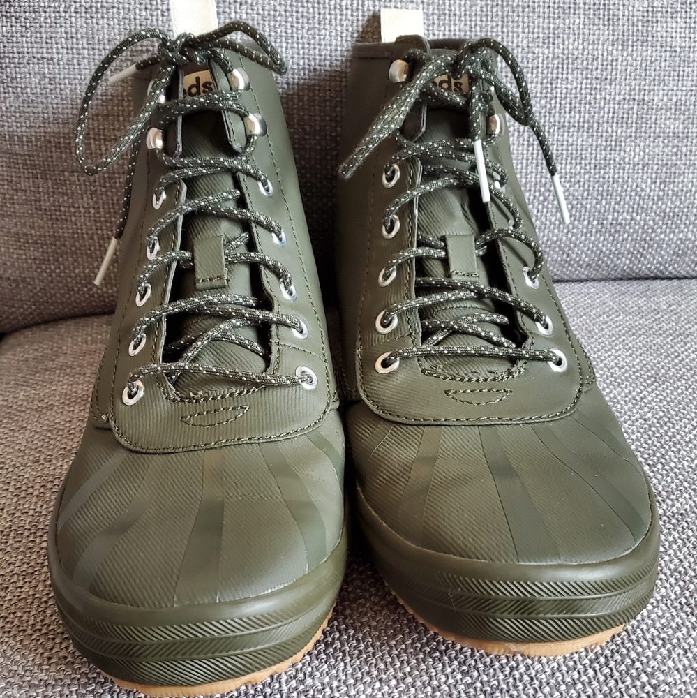Keds Scout Boot Olive Green  Splash Kicks